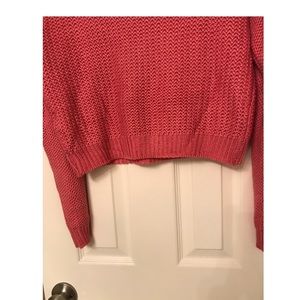 Pink Crop Sweater